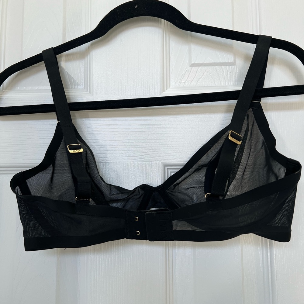 Cuup Black Mesh Underwire Bra - image 2